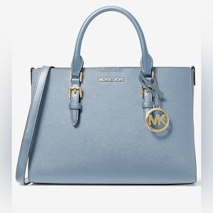 🌟NWT - MICHAEL KORS MED 2-IN-1 LEATHER & LOGO TOTE BAG🌟 GORGEOUS!!